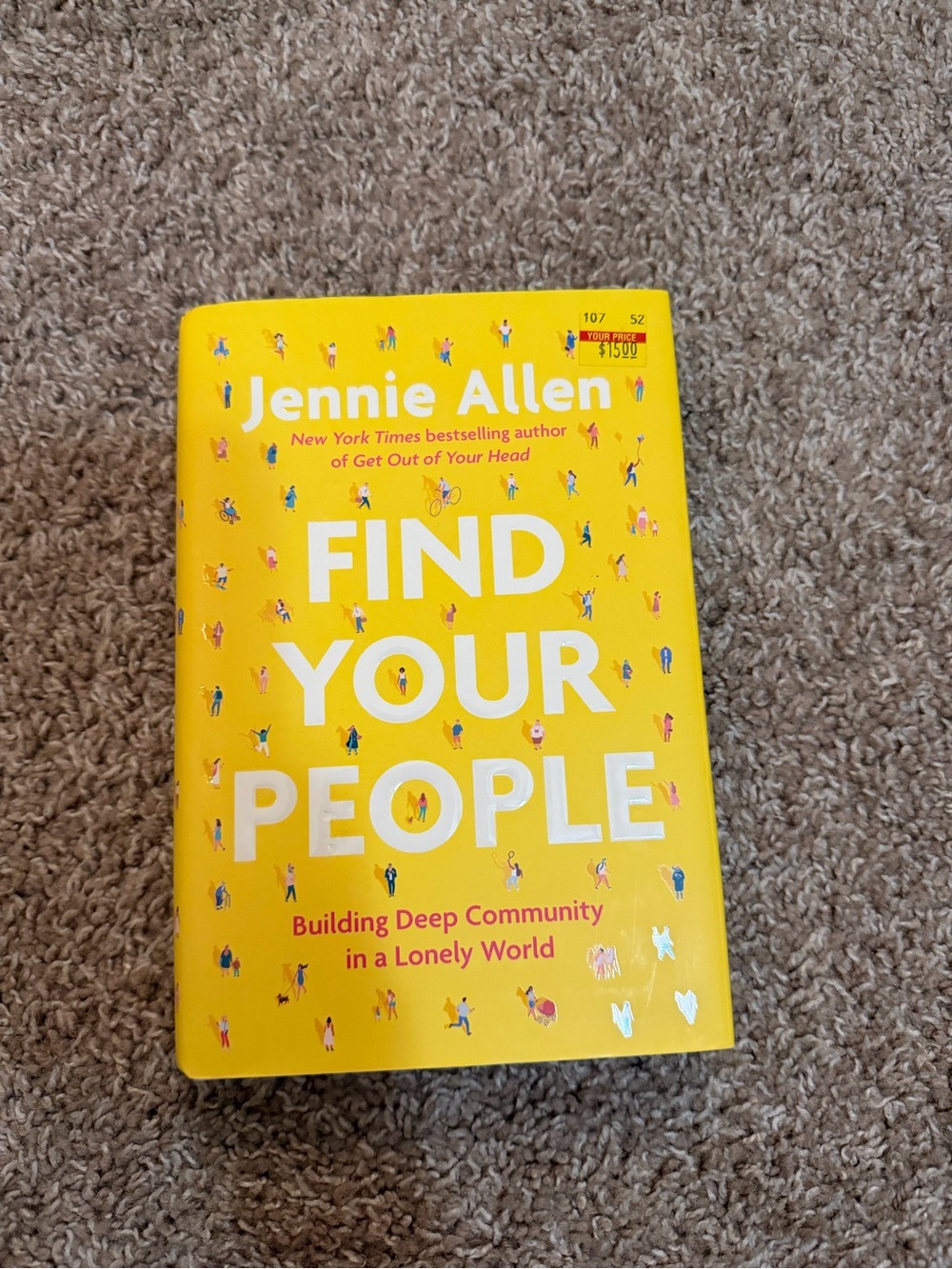 Jennie Allen - Find Your People (Bright Yellow Hardcover)